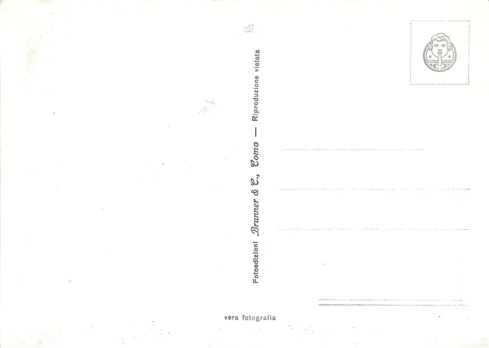 AOSTA m. 583 — Arco triunfal ao Imperador Augusto (24 anos a.C.) — Brunner & C., Como n° 138 - Verso