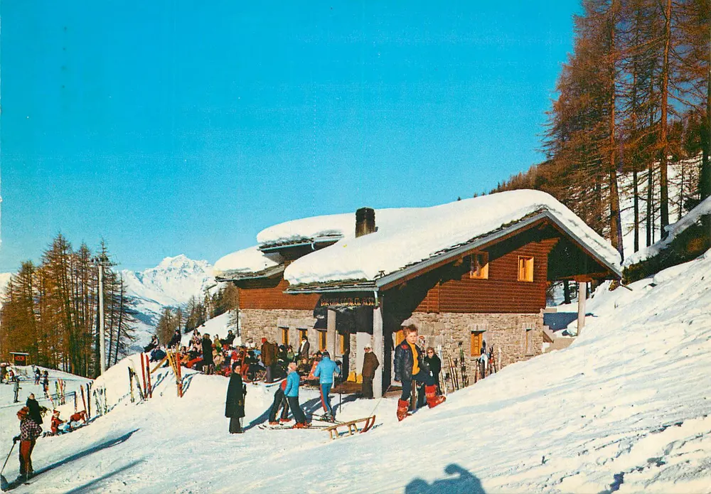 Valle d'Aosta - Pila m. 1800 — Chalé do Sol — Ediz. Escl. Capurso - Quart (Aosta) - Frente