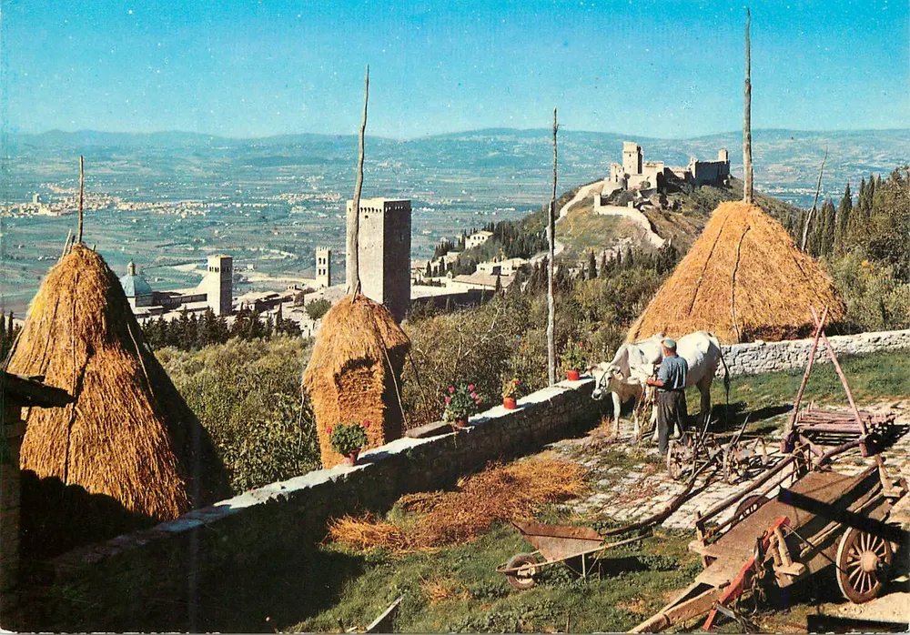 Assisi — Vista panorâmica — Casa Editrice Francescana - Assisi, n° 26 - Frente