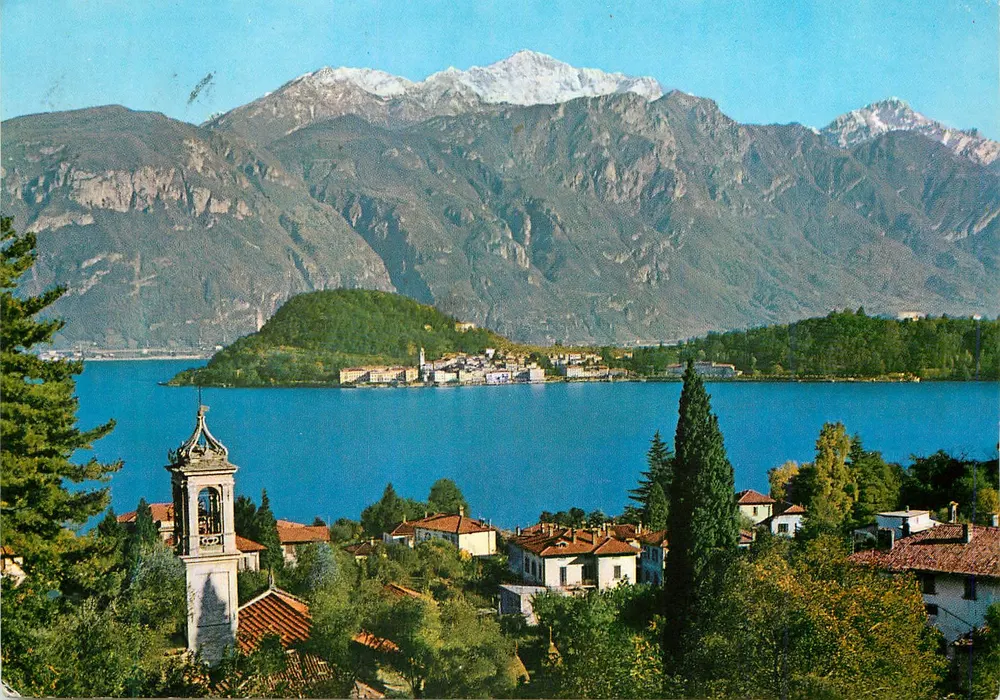 Lago di Como — BELLAGIO von Griante aus gesehen — Brunner & C. n° 115-016 - Vorderseite