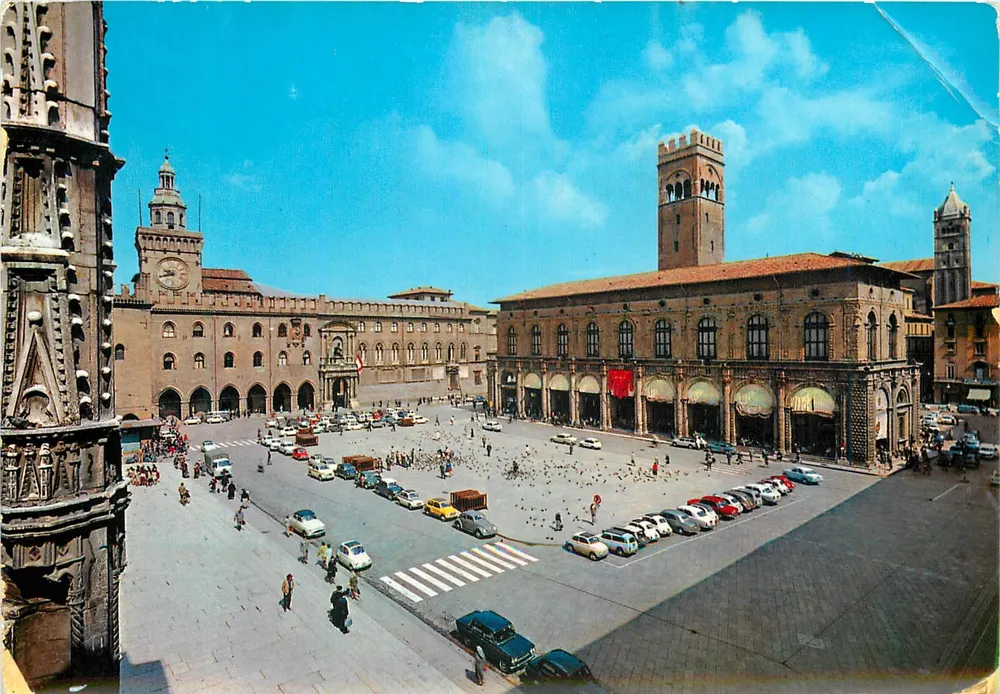 Piazza Maggiore — Bolonha — Kodak Ektachrome - Frente
