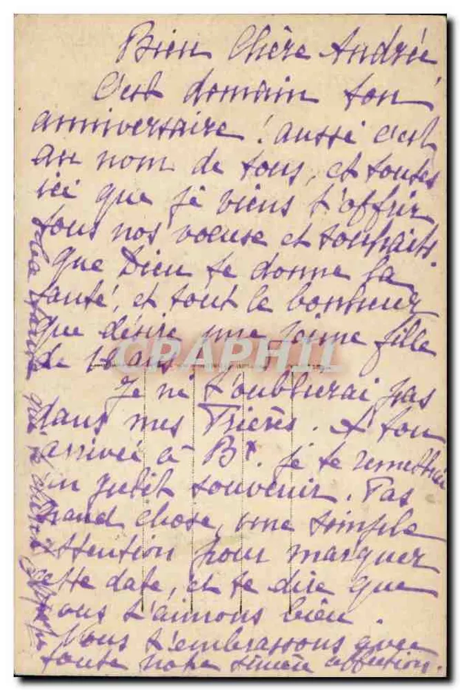 Blütenstrauß von Rosen — Frohe Geburtstagskarte — Verlag TC, Nr. 115 - Rückseite