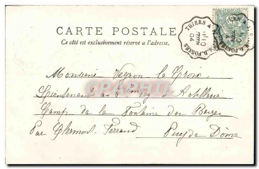 Vichy — Les Arcades — M.T. L. - Verso