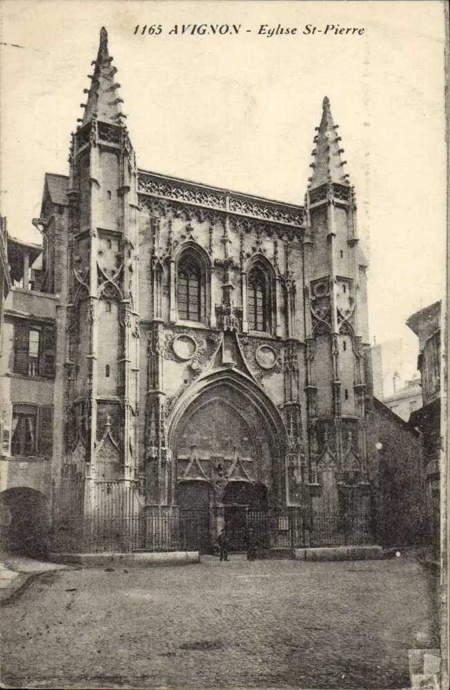 Avignon - Igreja de São Pedro — fundação 1165 — Moulet et Roure - Frente