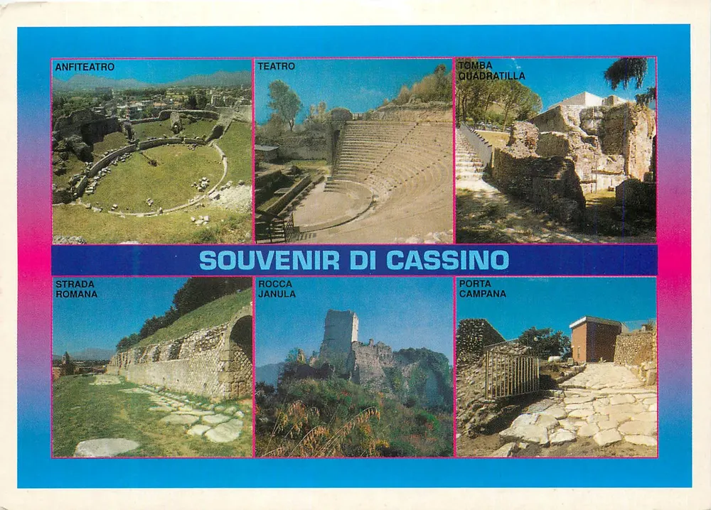 Cassino — Souvenir di Cassino — Wyd. Lambert Antonino - Awers