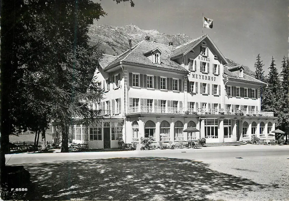 Hotel Meyerhof — Hospental — Verlag Beringer & Pampaluchi, Zürich - Vorderseite
