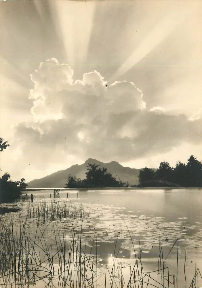 Gewitterstimmung am Sarnerssee — Lago de Sarnen — Foto Benedikt Rast, Friburgo — Nr. 242 - Frente