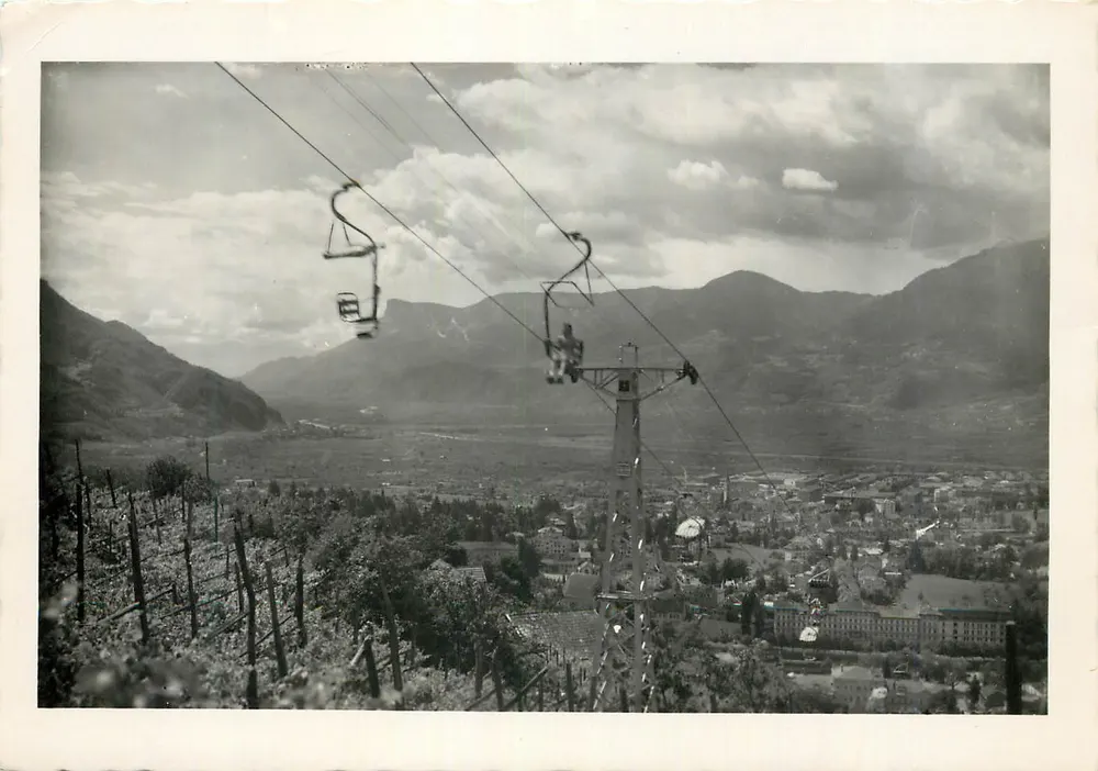 Merano - Teleférico Merano-Monte Benedetto — J. F. Amonn S. A. - Bolzano - Frente