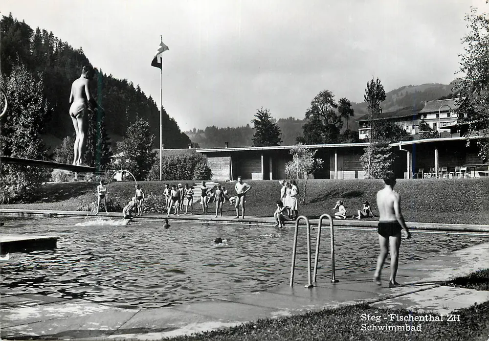 Steg-Fischenthal ZH — Piscina — editor desconhecido, número de série não visível - Frente