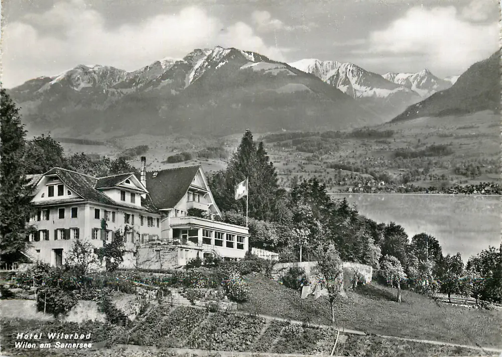 Hotel Wilerbad — Wilen am Sarnnersee — Verlag Globetrotter GmbH, Luzern, n° 7547 - Anverso