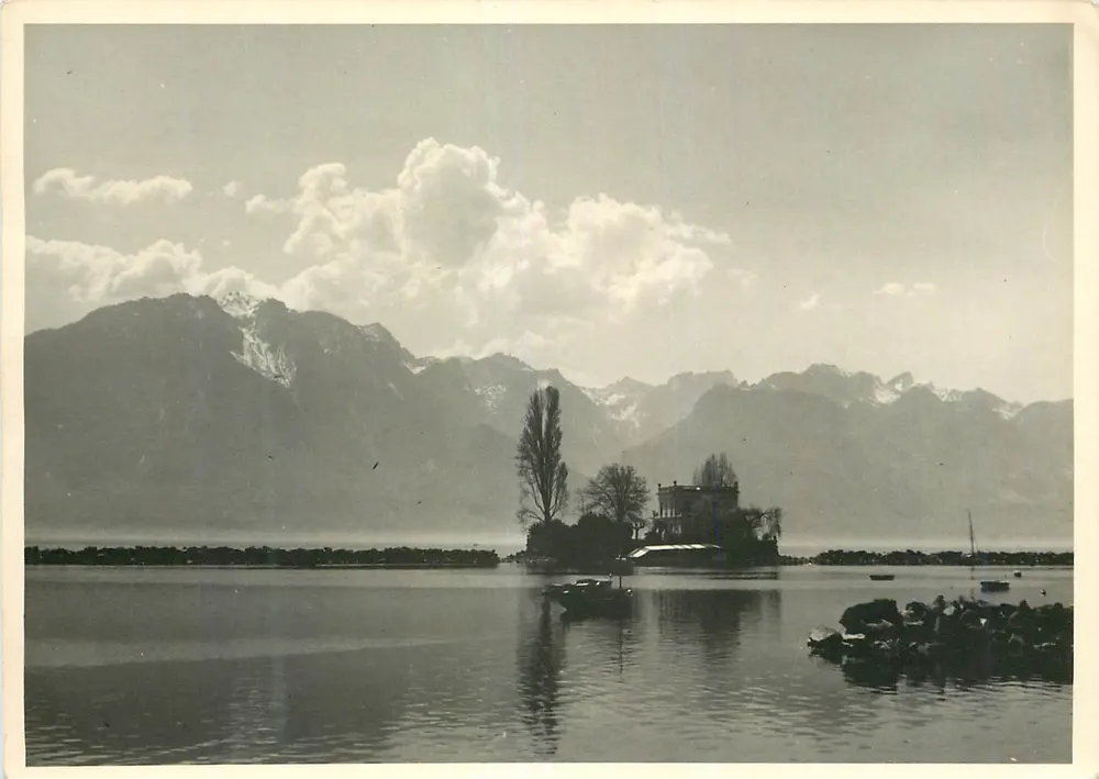 Montreux — à beira do Lago Léman — Photo-Schraner Montreux - Frente