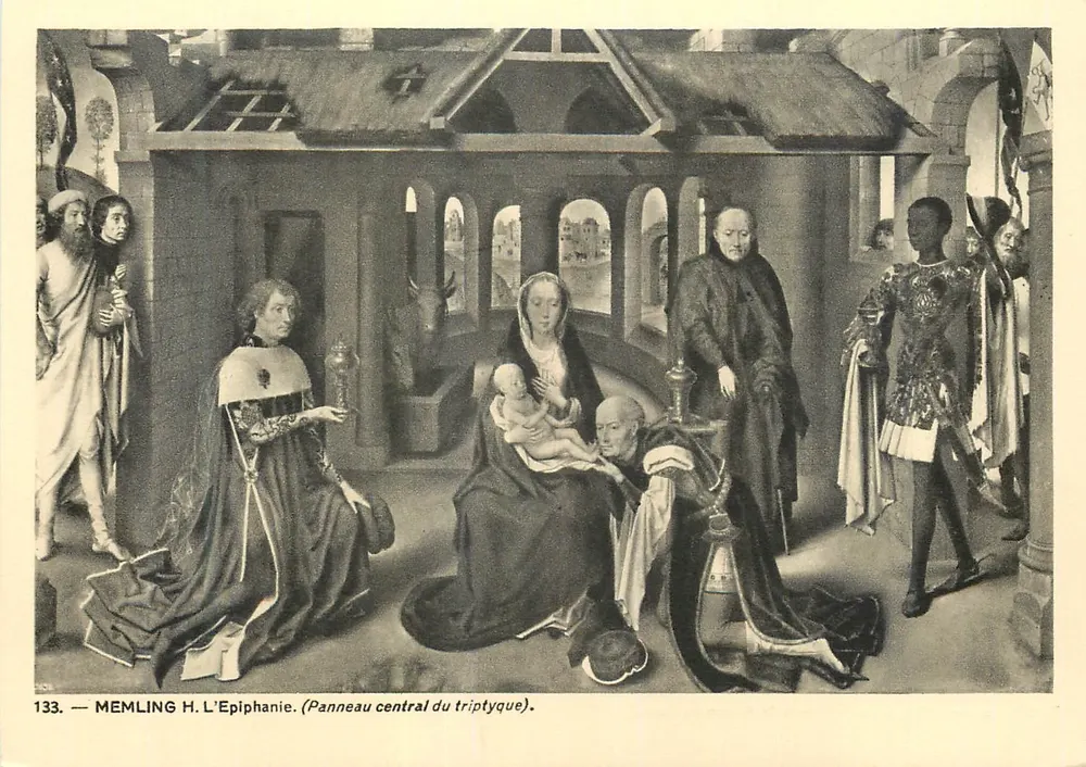 L'Épiphanie — Panneau central du triptyque — Memling H. — N°133 - Frente