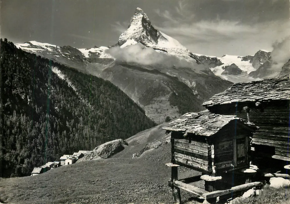Matterhorn — Ansicht von der Gornegratpass — Verleger L. Oyder - Vorderseite
