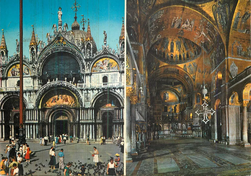 Veneza - Basílica de São Marcos - Exterior e Interior — Éd. ARDO, Veneza - Frente