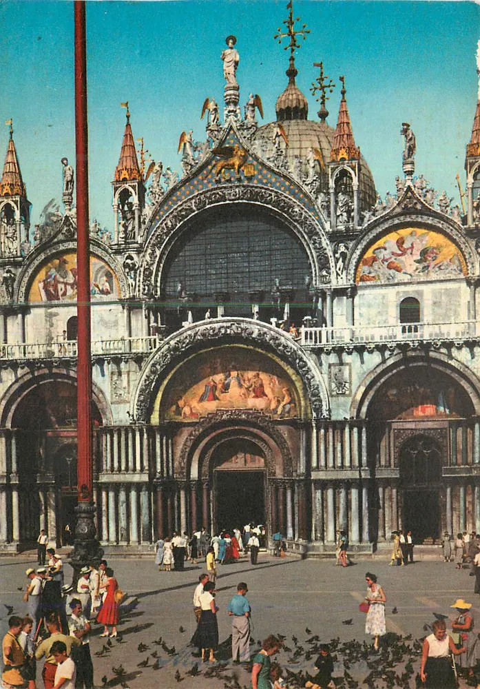 Veneza — Basílica de São Marcos — Editora ARDO, série 74 - Frente