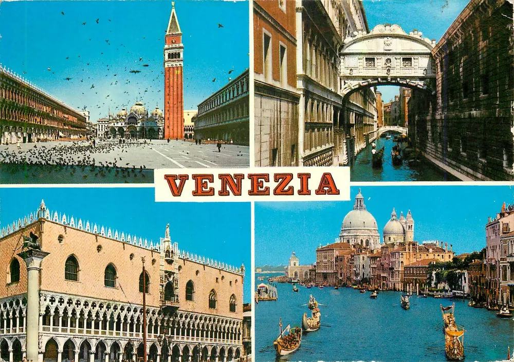 Venezia — vista panorâmica — Biondetti, n° VE 103 - Frente
