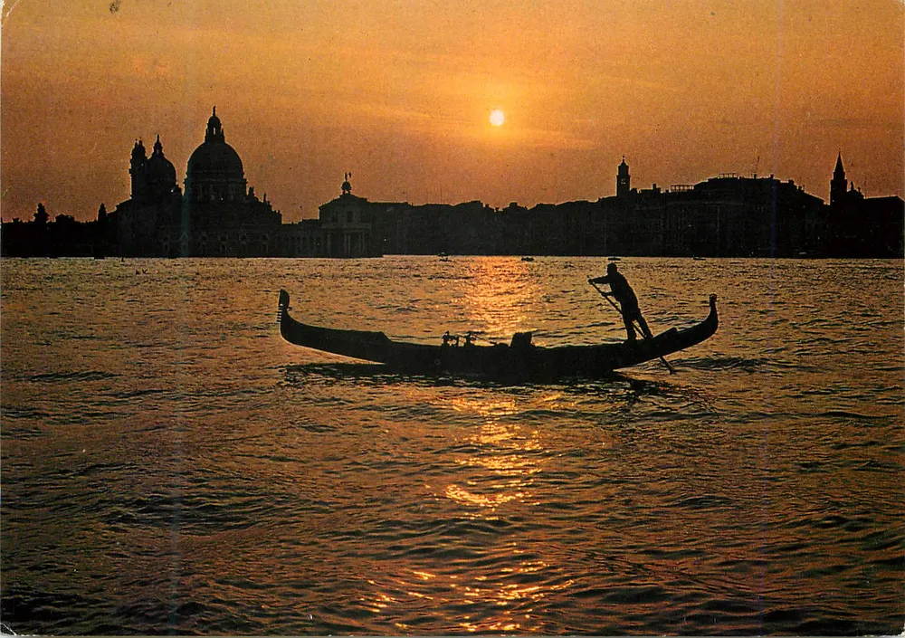 Venedig. Sonnenuntergang am Bacino — Storti Edizioni, V 51 - Vorderseite