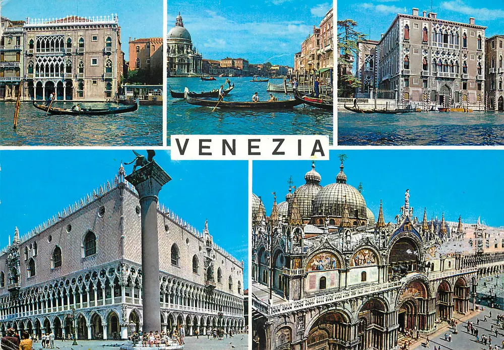 Veneza — Vista panorâmica de Veneza — Ed. G.F. Zerella VE - Frente