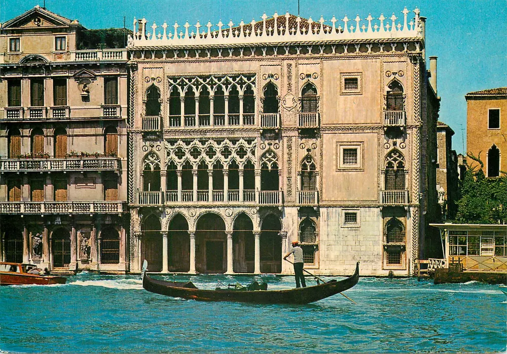 Veneza, Canal Grande - Ca' d'Oro — Ed. G. Gerlin, S. Angelo - Venezia, n°144 - Frente