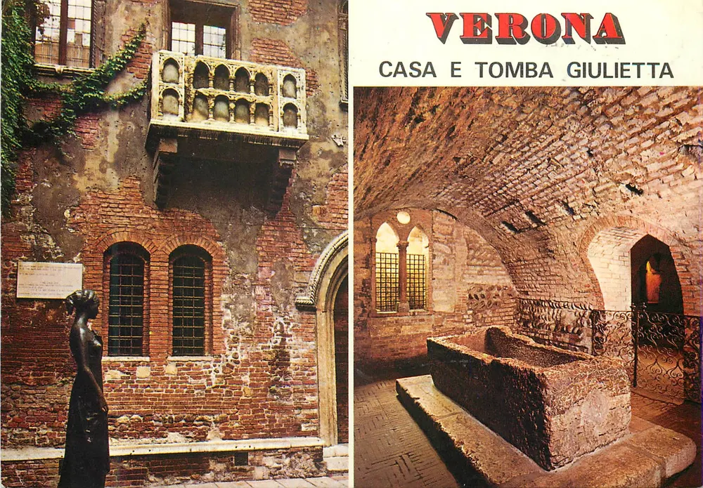 Verona — Casa e tumba de Julieta — Éditions I. ANCORA - Frente