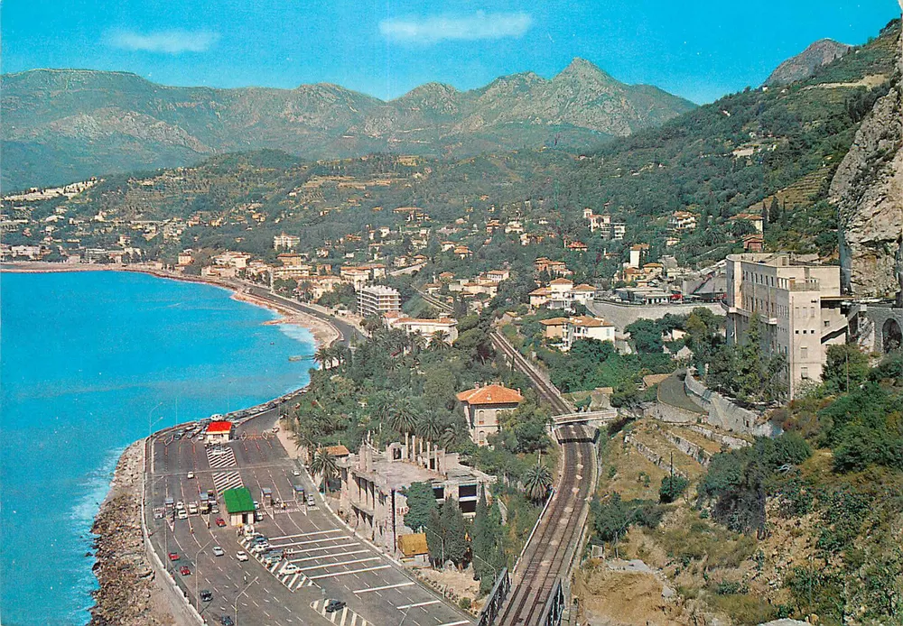 Ventimiglia — Grenze Italien-Frankreich am Pont S. Louis — G. Costanza - Vorderseite