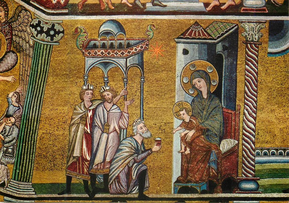 De adoratie van de Drie Koningen — Baptisterium van Sint Jan — Editeurs Scala, Florence - Voorkant