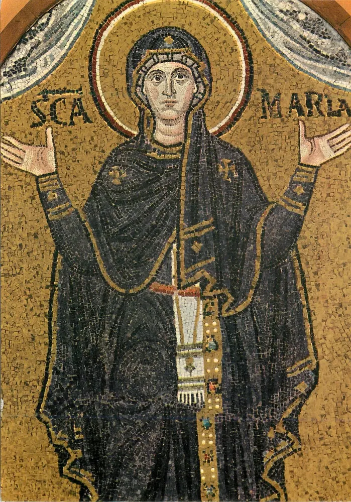 Madonna in Gebet — Museum Archiepiscopal, Ravenna — Verlag Fratelli Leonardi - Vorderseite