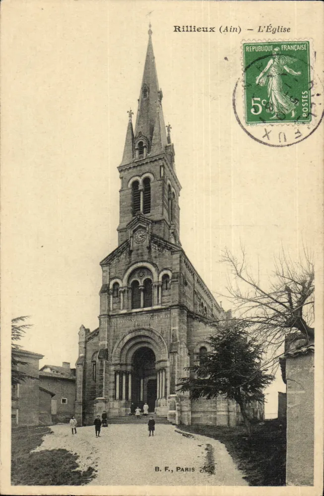 Rillieux (Ain) — A Igreja — B. F., Paris - Frente