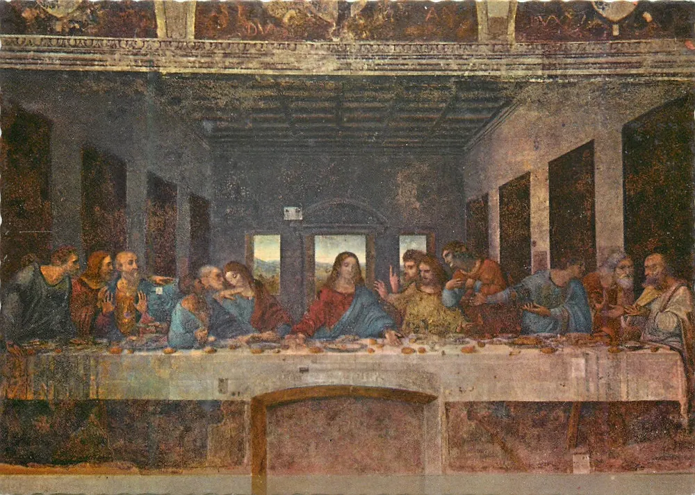 O Jantar da Última Ceia — Leonardo da Vinci — Milão - Frente