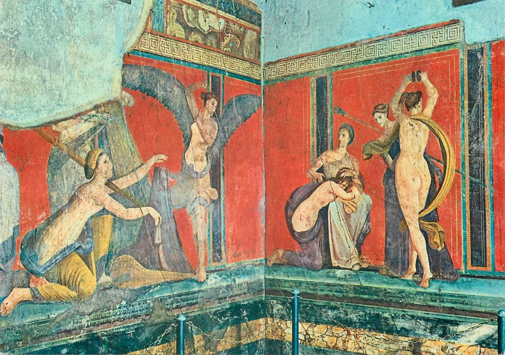Villa dos Mistérios — Desvendamento da «Mística Vannus» e da «Bacante» — Ed. Vincenzo Carcavallo, Napolé - Frente