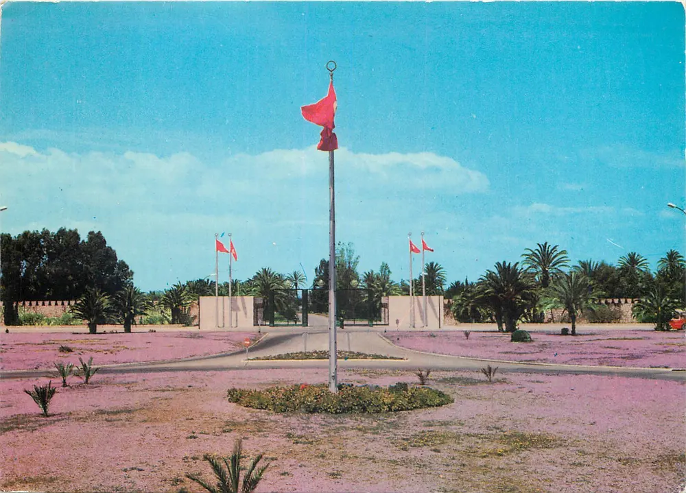 Eingang zum Präsidialpalast — Skanes-Tunisie — Gesellschaft CARTHAGE - Vorderseite