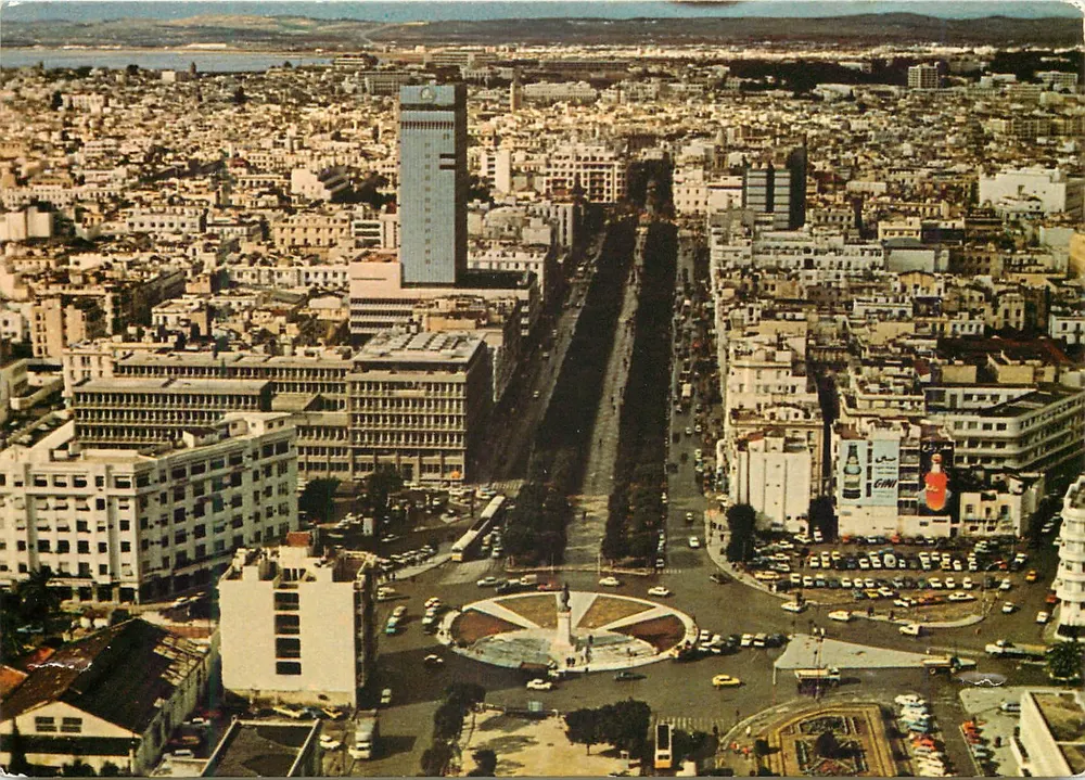 Vue générale de Tunis — ville européenne et belle — éditeur Couleurs naturelles, série RT 18 - Recto