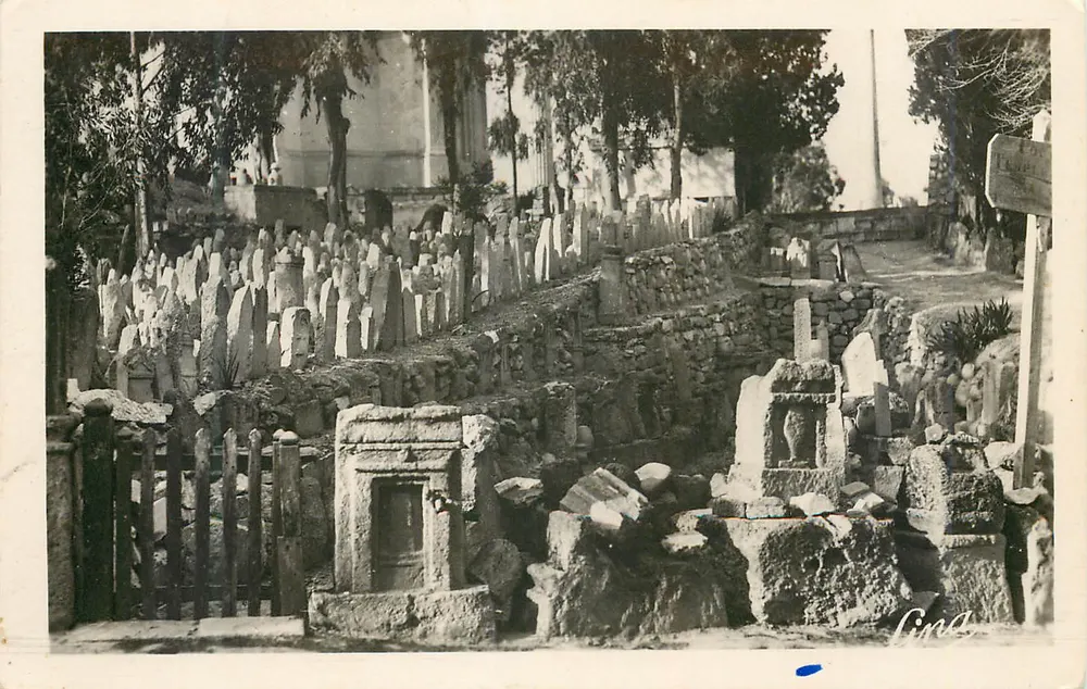 Carthage — Museumsgarten — Punische Steinsäulen — Sonderausgabe des Lavigerie-Museums n°13.161 - Vorderseite