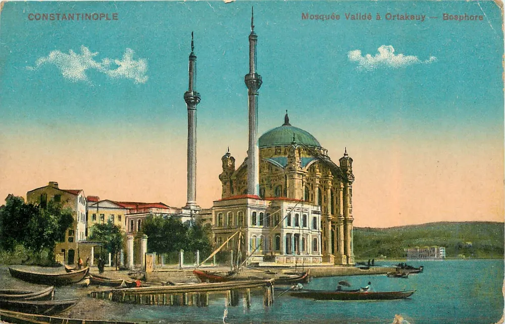 Moszła Waliide w Ortaköy — Bosphorus — CONSTANTINOPLE - Awers