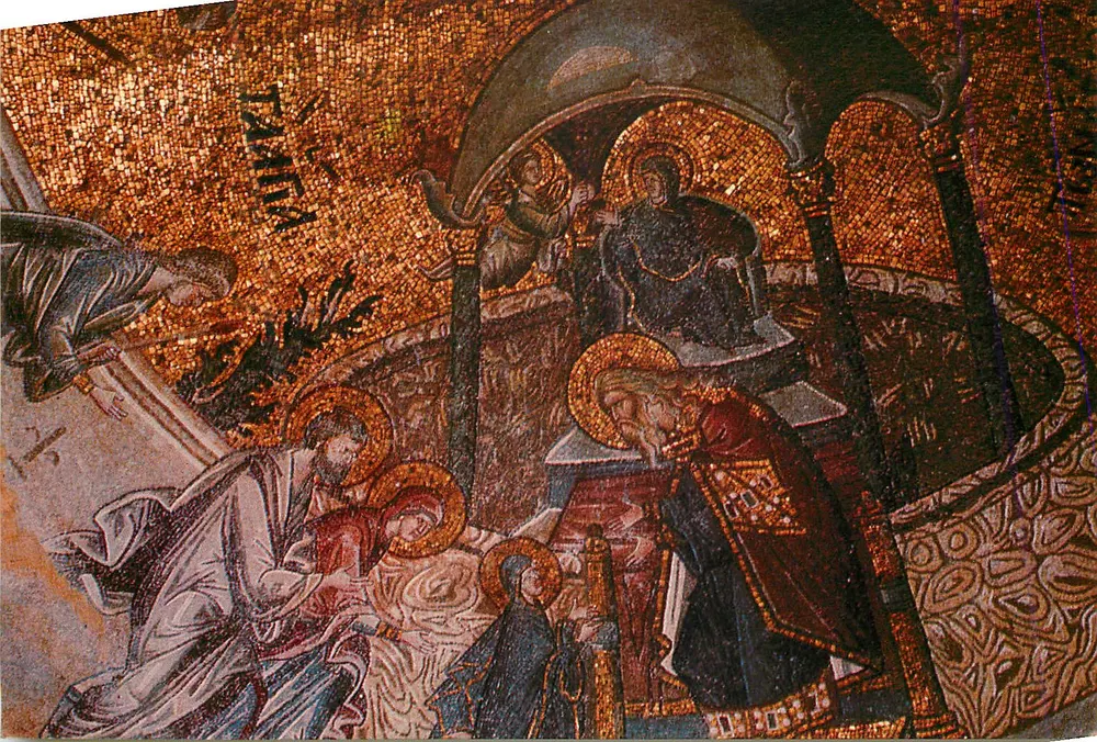 Mosaïque byzantine — Kariye Camii — éditeur Karakter COLOR, n° 34-131 - Recto