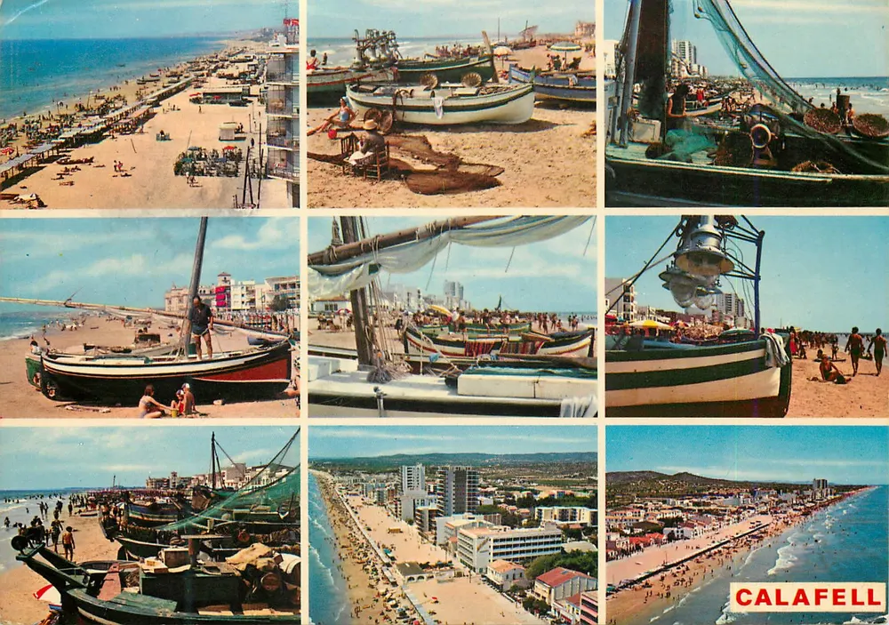 Calafell — Diversi aspetti della Città — Foto a colori RAYMOND - Tarragona - Recto