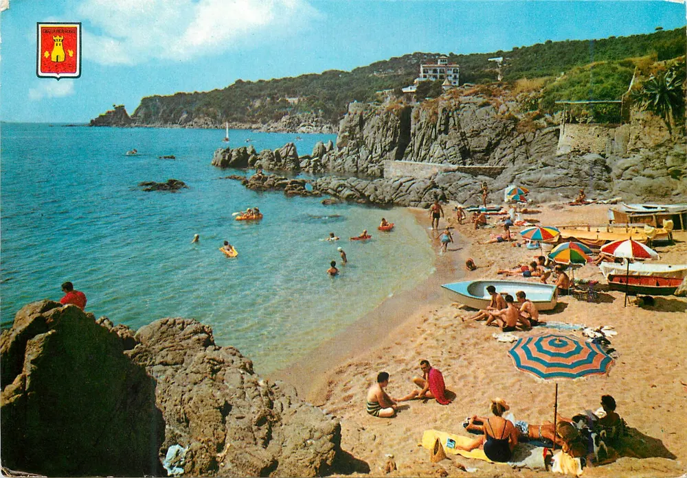 Calella de Palafrugell — praia animada — Edições TISA, n° 333 - Frente