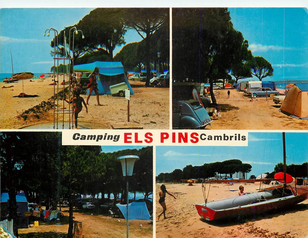Camping ELS PINS — Cambrils — Editor RAYMOND, n°135 - Frente