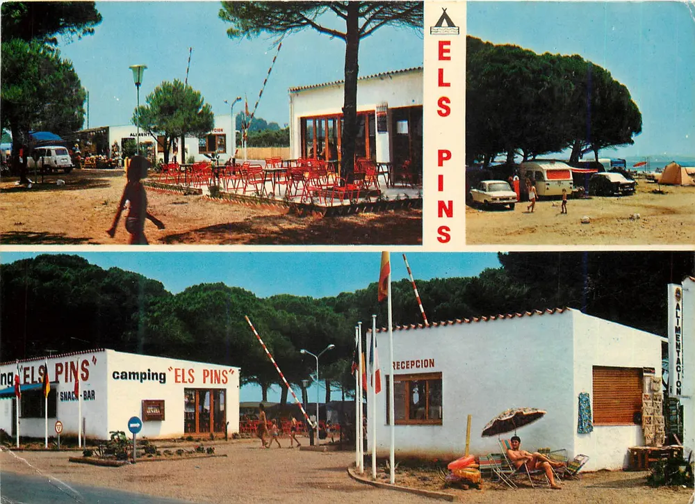 Camping 'ELS PINS' — Tarragona — Editor RAYMOND - Frente