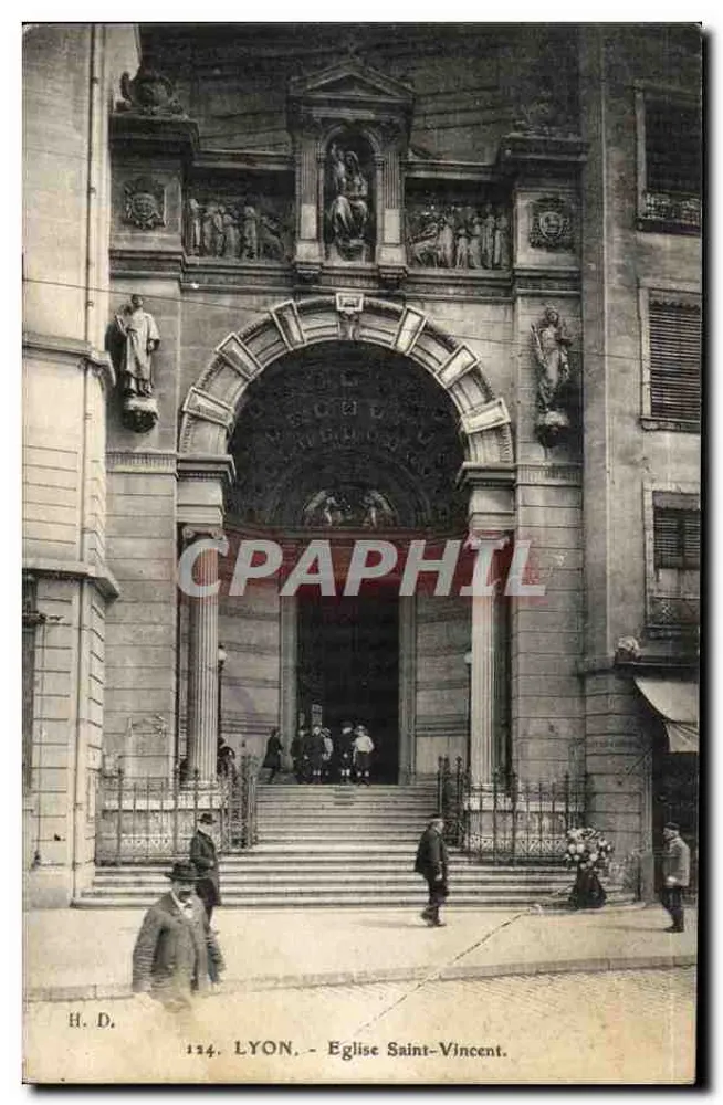 Lyon - Igreja de São Vicente — H. D., n° 114 - Frente