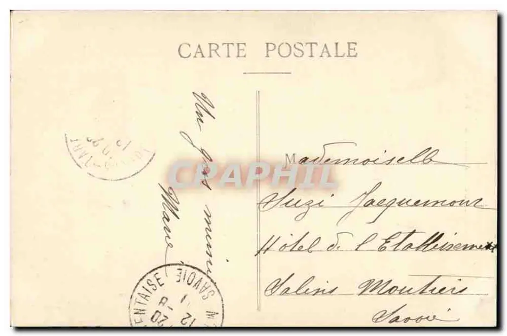 Dauphiné — Route de Mens à la Mure — Le Pont de Ponsonnas — E-R. Jean Lucas - Rückseite