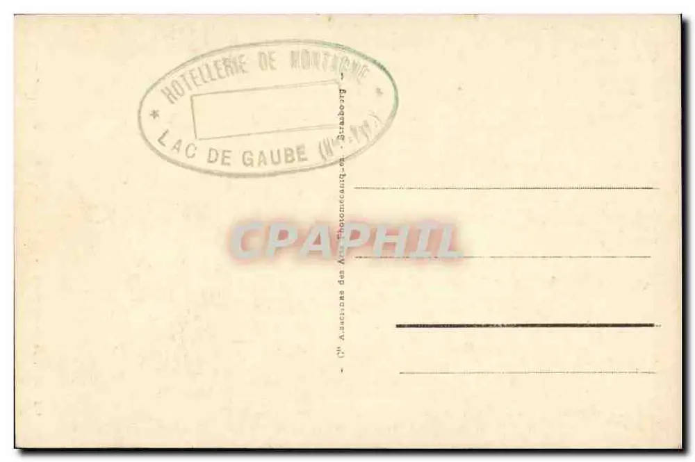 ENV. de CAUTERETS - La Raillère - Cachoeira de Lutour — LL - Verso