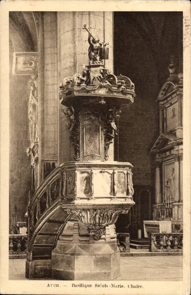 Arch - Basiliek Sint-Maria. Stoel. - Voorkant