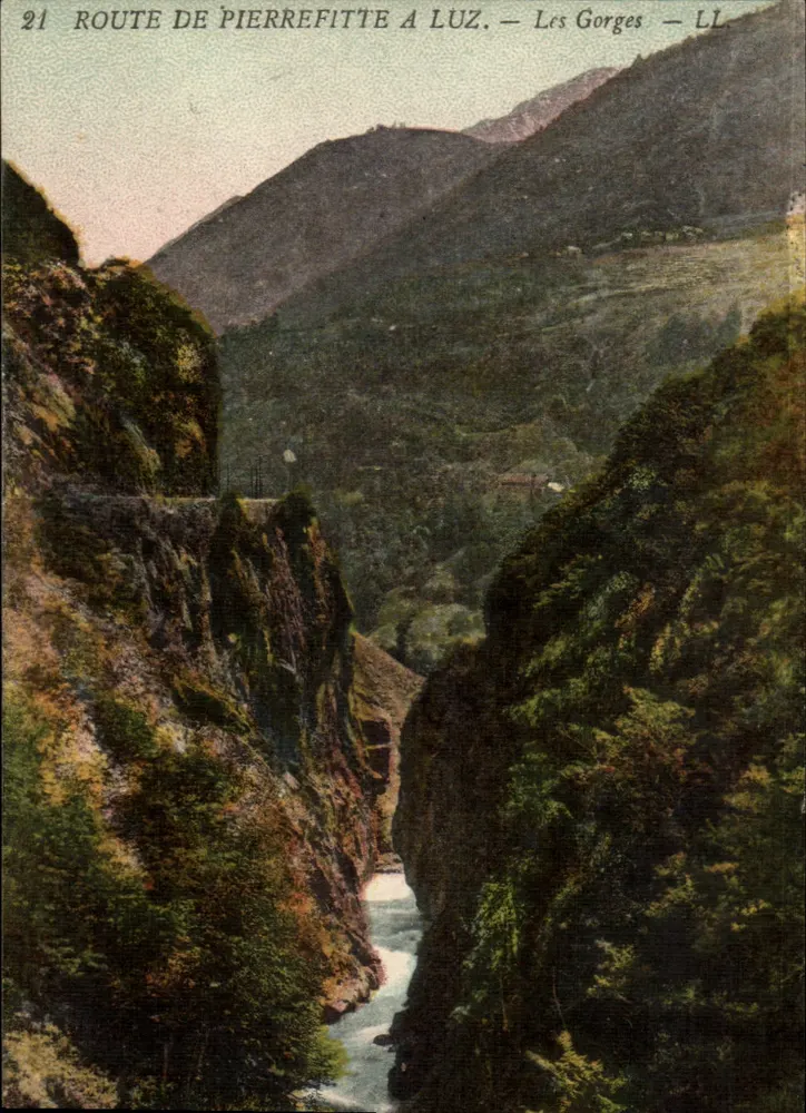 Rodovia de Pierrefitte a Luz — As Gorges — LL - Frente