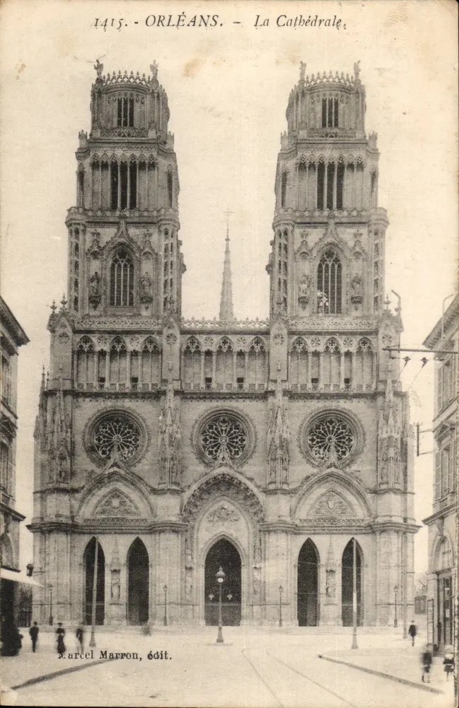 Orléans — A Catedral — Marcel Marron, editor - Frente