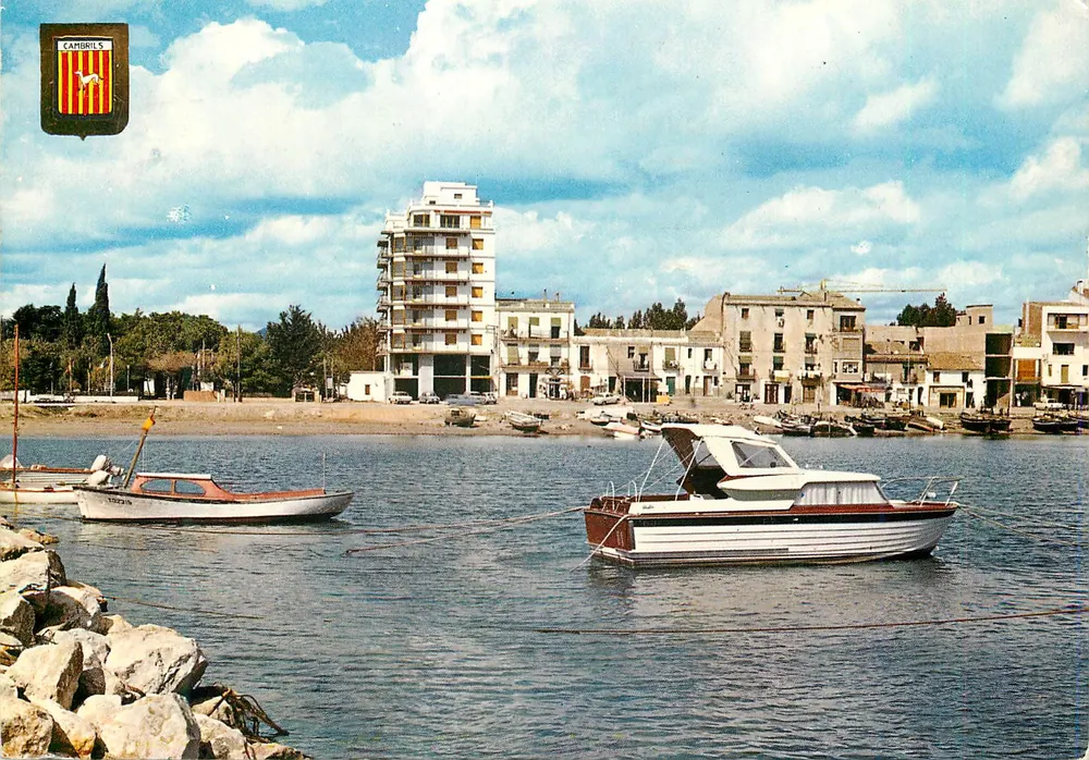 Cambrils — Hafen und Camping — Editions TISO Barcelona, Nr. 2655 - Vorderseite