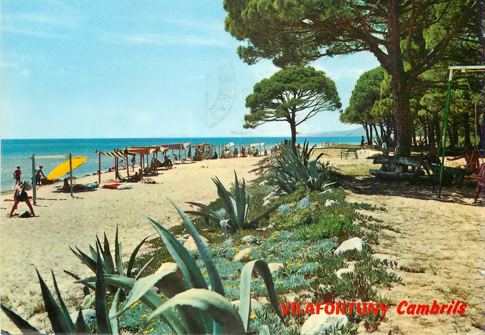 Plage de Vilafortuny — Cambrils — Editor RAYMOND, Tarragone - Frente