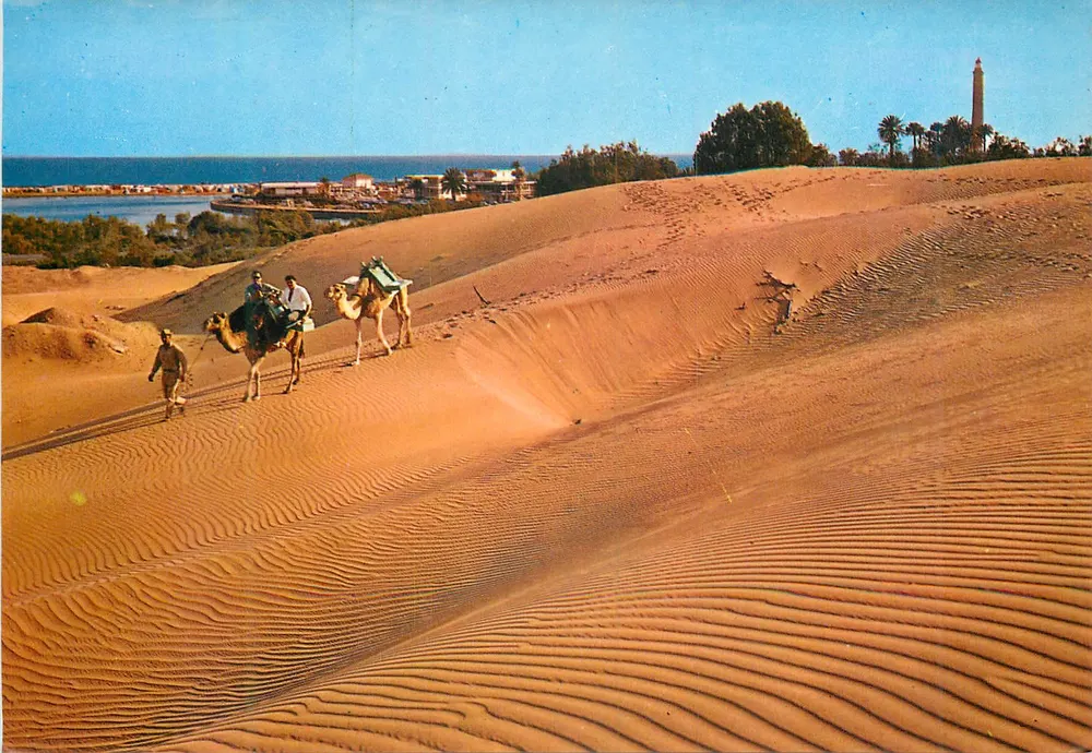 Maspalomas — Dünen, Strand und Leuchtturm — Editorial Arribas, n° 2.314 - Vorderseite