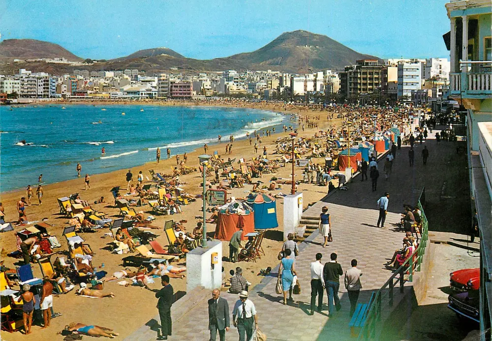 Praia de las Canteras — Las Palmas de Gran Canaria — Éditions Otto Reubs, N° 333 - Frente