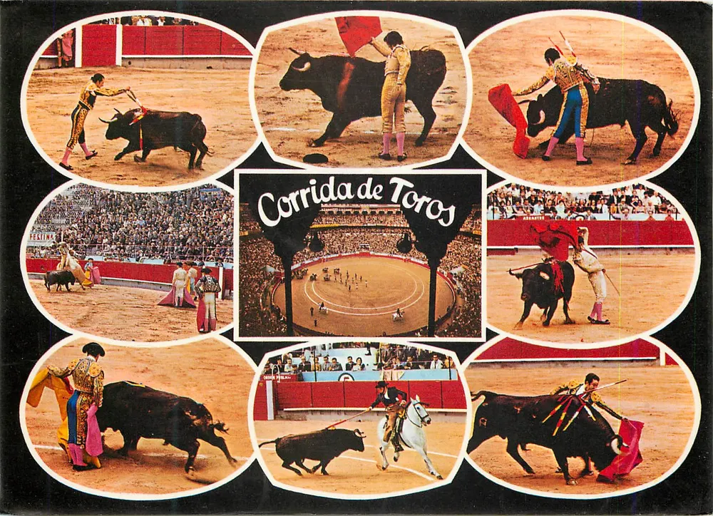 Corrida de touros — espetáculo espanhol — Kolorham, série 317 - Frente